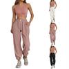 Womens Pants With Pockets Quick Dry Hiking Pants Lightweight Water-Resistant Baggy Joggers(IMRIZ UNIQUE)