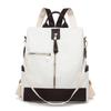 Schoolbag for 1011 new fashionable European and American style anti-theft multi-functional dual-purpose backpack pu large-capacity women's bag
