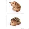 3Pcs Hedgehog Animal Figures Eduactional Toy Ornament Party Supplies Decor Education Cognitive