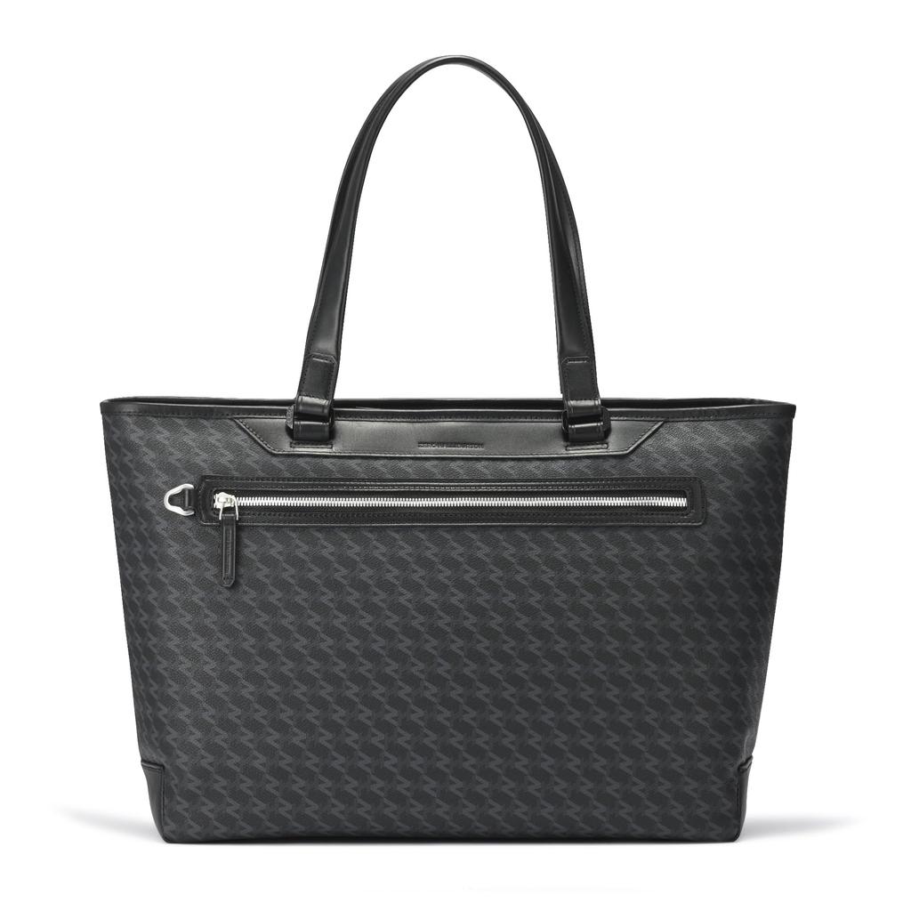Tote Bag B4 Size Storage inch PC Storage 18L 1260g Black [Zero Halliburton] ZH-Monogram 15.6 No.81524 Men's