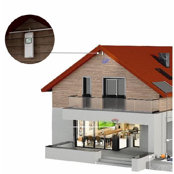 Ecowitt WN32(WH32) Outdoor Temperature Humidity Sensor, Single Channel Thermo-Hygro Sensor, for Replacing Data of WS69 WS80 WS90