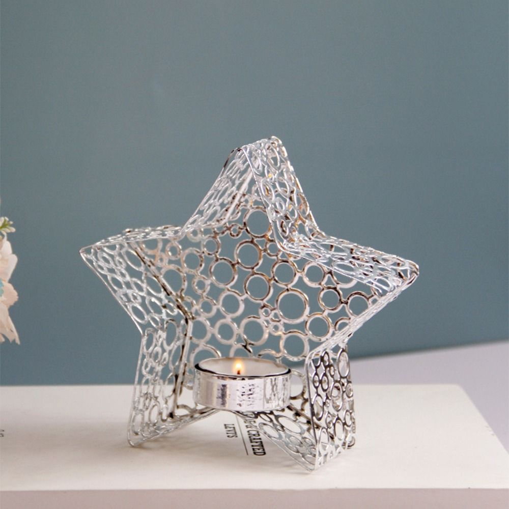 Creative Star Candle Holder Middle Eastern Candle Stand Gift Holders for Candlesticks  Home Decor