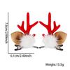 Christmas Hair Stylish Accessories With Cute Plush Antlers And Festive Decorations Women For