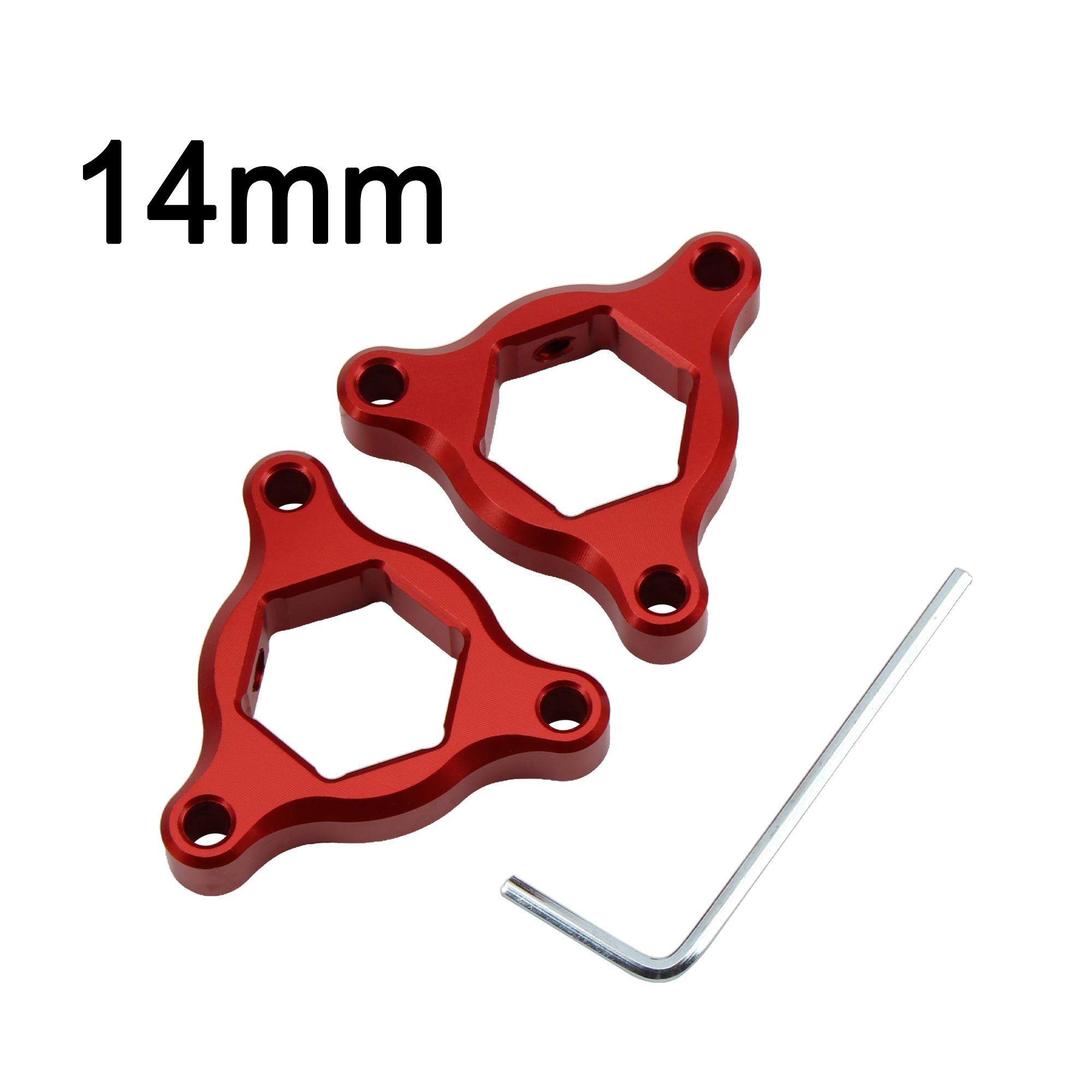 14MM 17MM Motocross Motorbike Suspension Fork Preload Adjusters For YAMAHA MT09 YZF R6 R1 Suzuki Kawasaki Ducati
