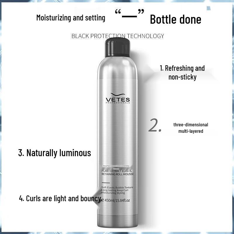 Vetes Curl Protecting Foam Mousse 450ml