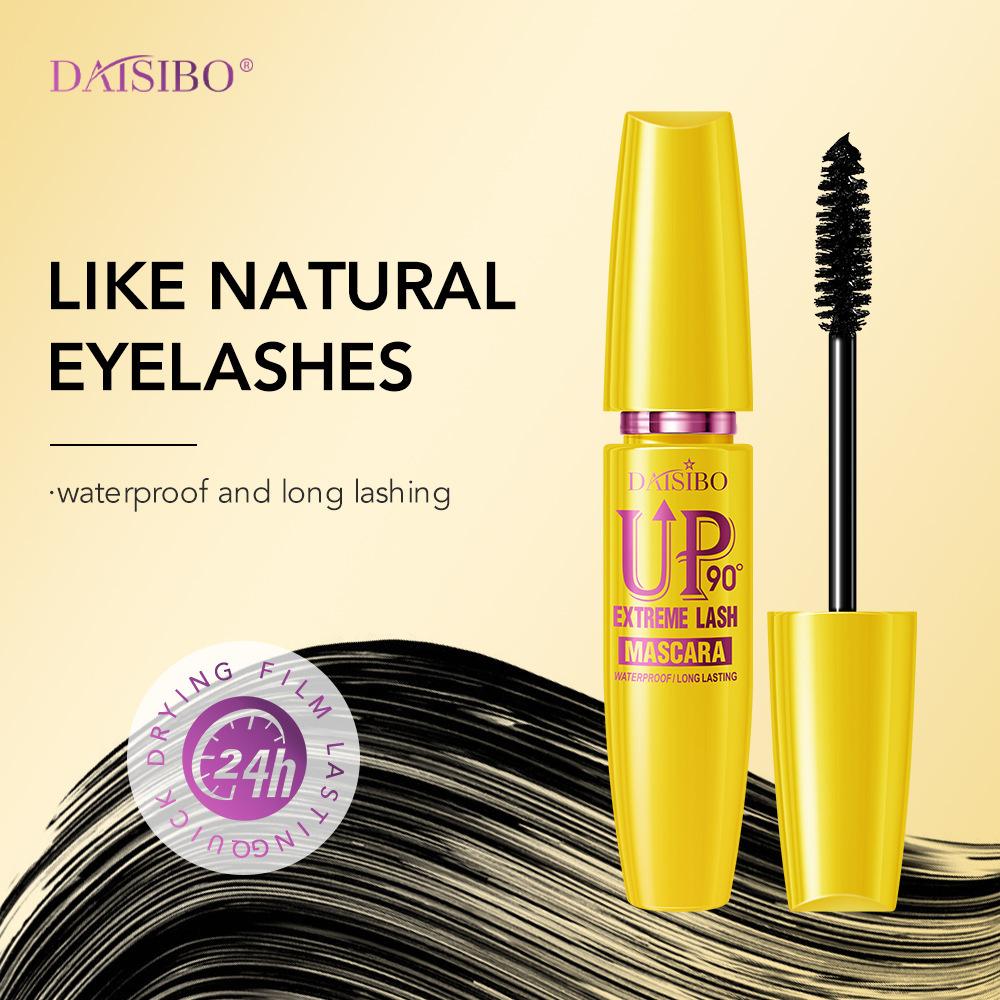 Mascara Waterproof and Sweatproof Lengthening and Non-smudging Black Mascara Quick-drying and Long-lasting Mascara