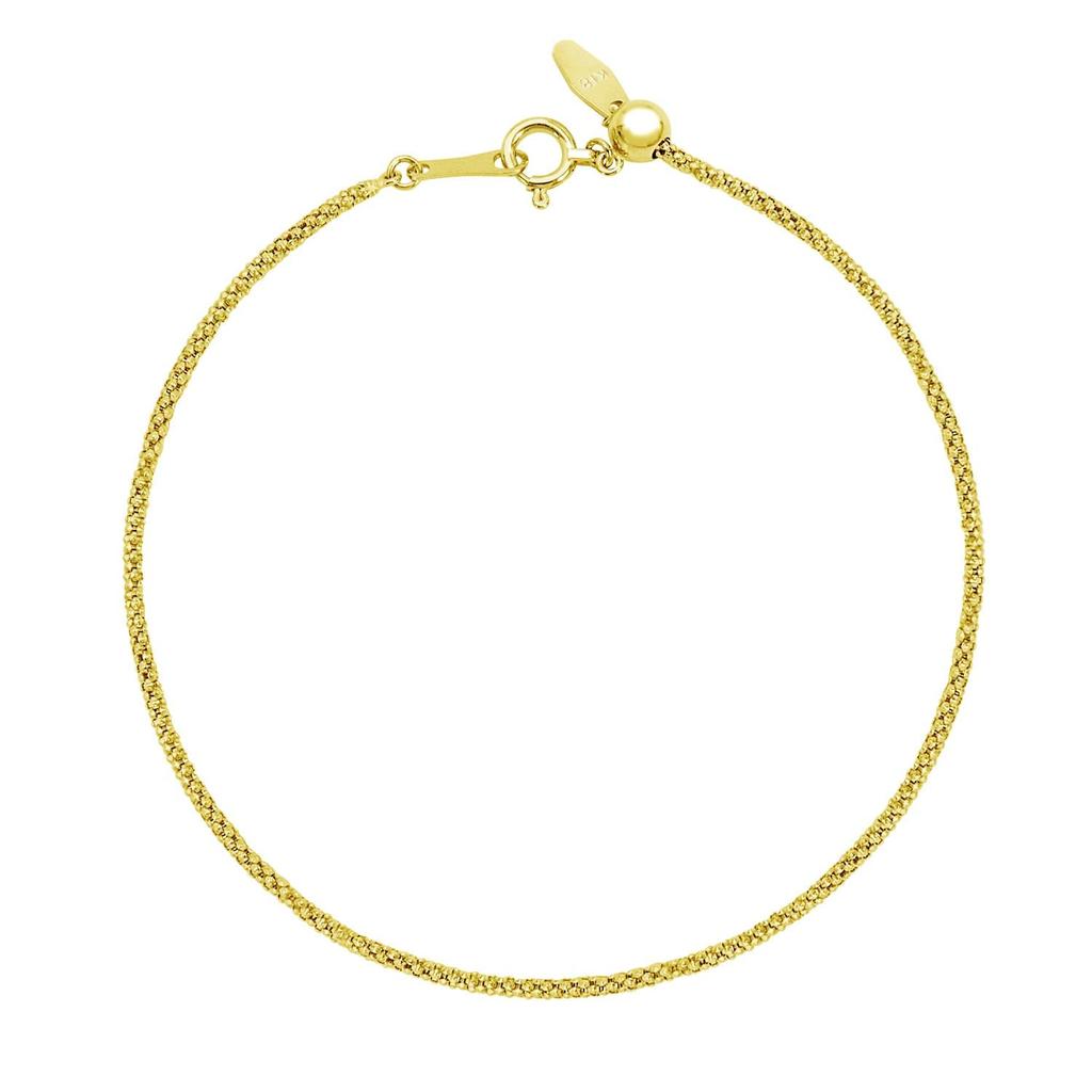 Lala Christie 18k Gold Mulberry Chain Women's Bracelet, 1.4mm Wide, 18cm, lb97-0012-yg