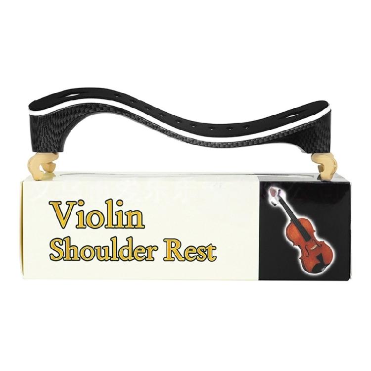 Violin Accessory Adjustable Shoulder Rest with Shockproof Silicone Feet Soft Sponge Cushion for Optimal Resonance