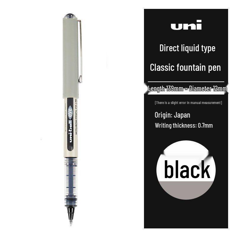 

Japanese UNI Liquid Ink 0.7mm Rollerball Pen - Student & Business Signature Pen 0.7mm чёрный