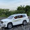 1/24 Toyota Prado Alloy Car Diecasts & Toy Vehicles Toy SUV Car Metal Collection Simulation LAND CRUISER Model Car Kids Gifts