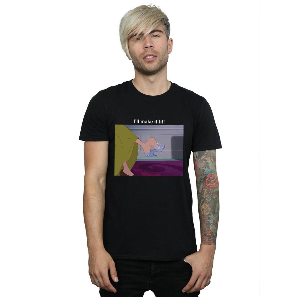 Disney Princess Mens IÂ´ll Make It Fit T-Shirt