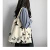 Embroidery Butterfly Leisure Travel Canvas Bag Large Capacity Shoulder Bag