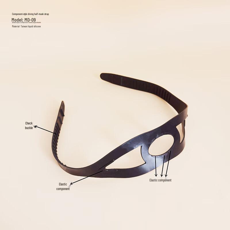 WMD AND H.SPORTS Unisex Silicone Diving Mask Strap