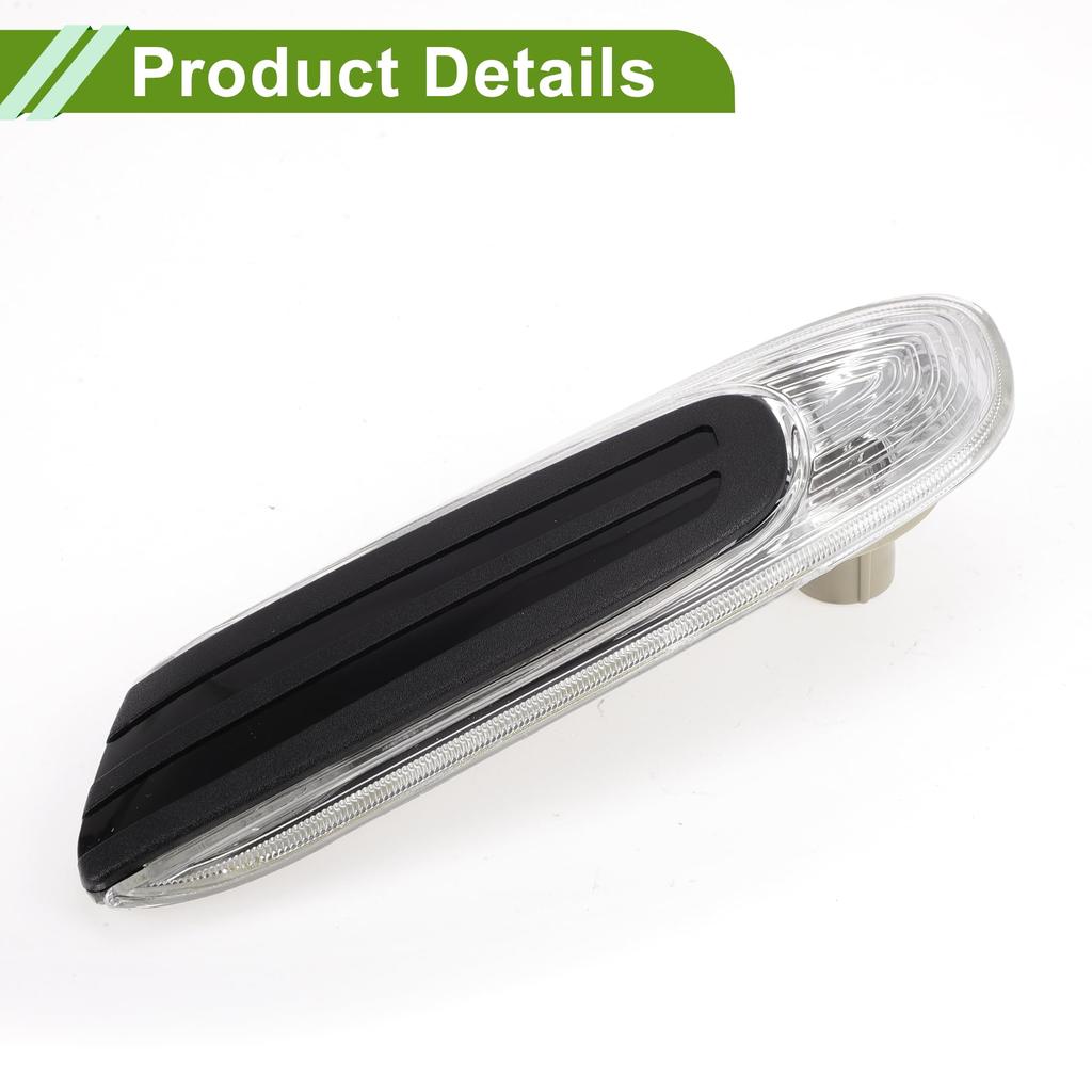 Compatible with HOPESPANNER Mini No.63137298347 Side Marker Light Cover Waterproof White Blinker Corner Parking