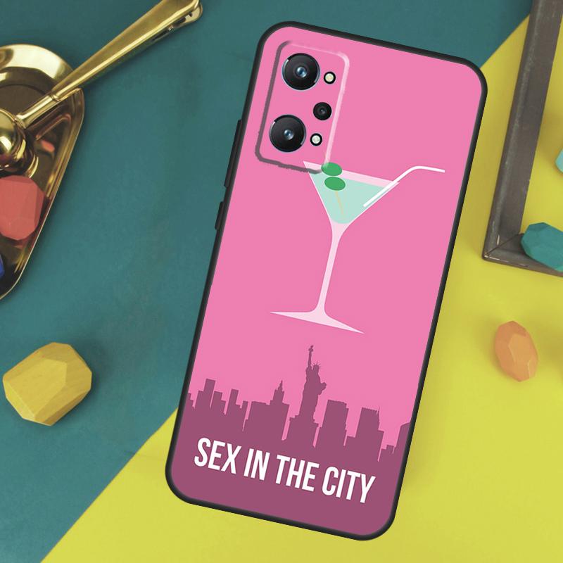 Sex and the City Case For Realme C53 C55 C67 C61 C75 C51 C21Y C25S GT 6 6T 5 GT7 Pro 10 11 12 13 14 Pro Plus