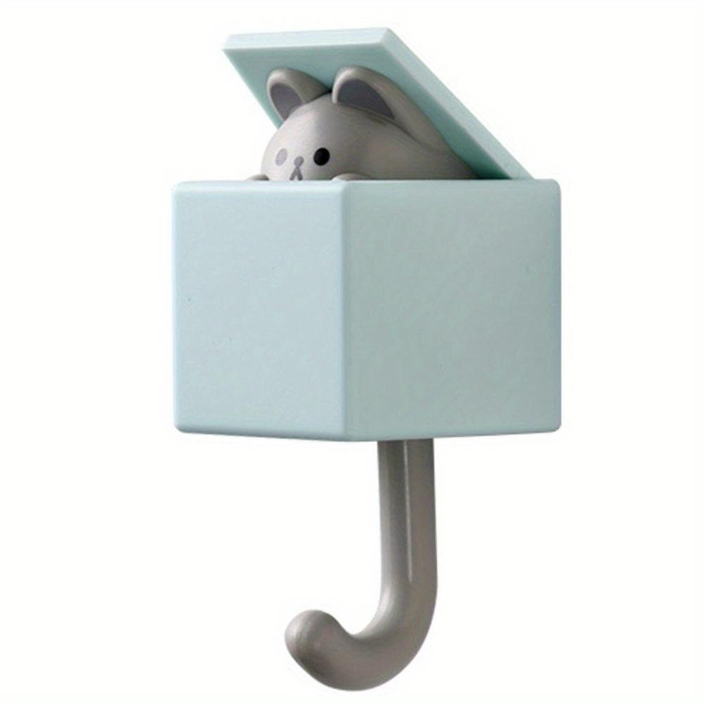 1 PCS Creative Cat Hook Cute Seamless Dormitory Bedroom Door Hangers Hooks Key Umbrella Towel Cap Coat Rack Wall Decoration