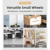 1pc Swivel Chair Casters With Brake TPE Silent Wheels Multi-purpose Use For Office Computer Gaming Chairs