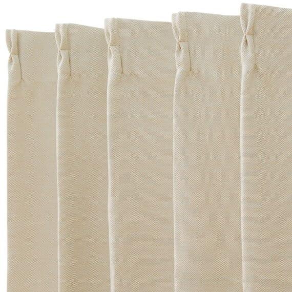 

Nitori RD016 Blackout Grade and 7349236 Curtains, 1, Heat-Blocking, Flame-Retardant, Ivory, 100x195x2, слоновая кость
