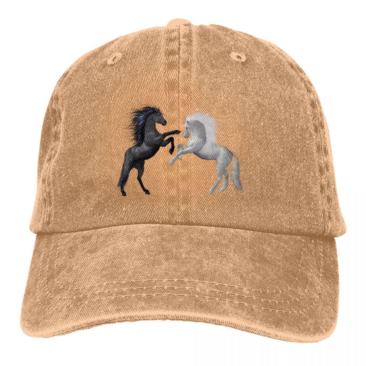 

Casual Baseball Cap Men Hats Women Visor Protection Snapback Horse Animal Caps One Size