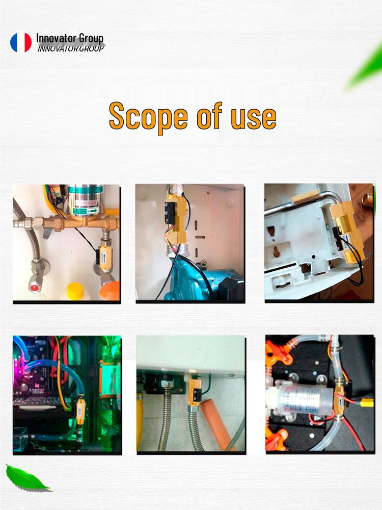 Ganzkupfer DN15/DN20 Magnetischer Wasser-Durchflusssensor Schalter