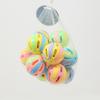 Pipitao Colorful Splicing Bell Ball Large Cat Toy, Cat Self-hi Bell Pet Toy