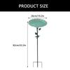 Durable Iron Bird Bath Stake with Easy Installation for Outdoor Decors In Garden and Yard Bird Feeding Station