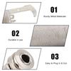 1Celsius4inch Cylinder   Threaded End Pin Output   Socket for Electric Guitar Bass (Gold)