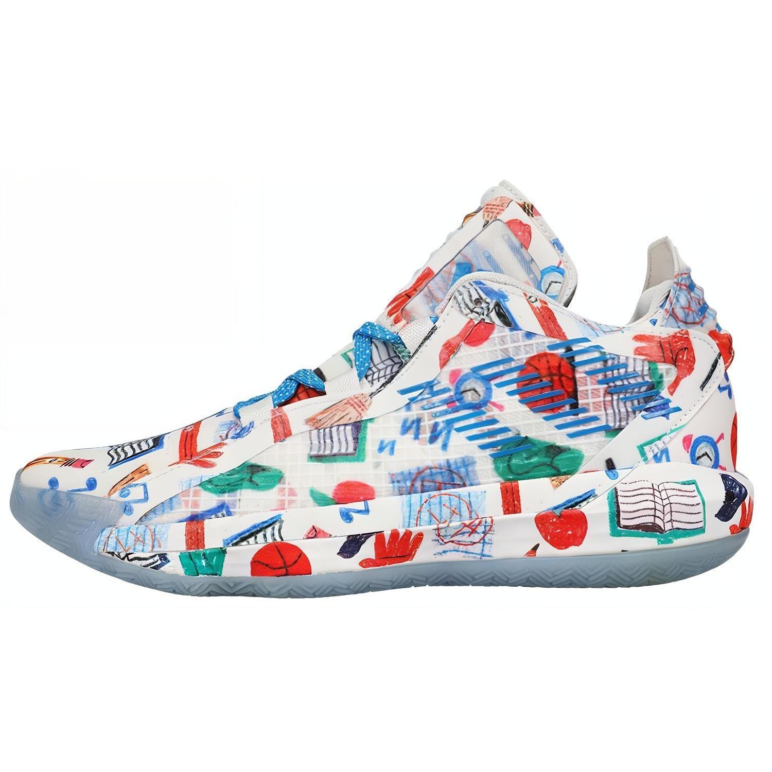 adidas D lillard 6 White Blue Red Men s FX4484 EU 39⅓