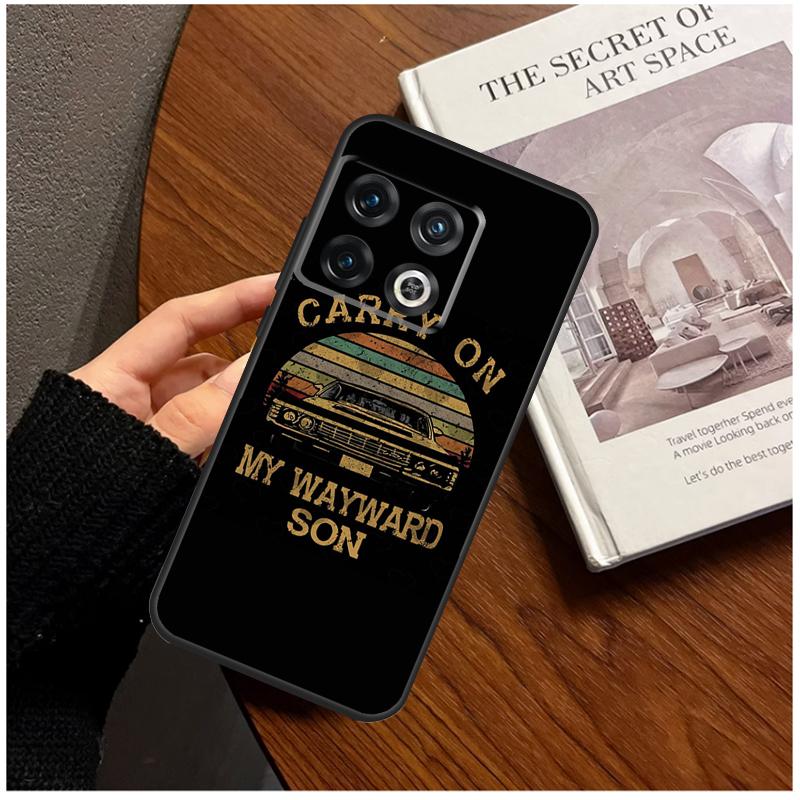 Supernatural CARRY ON MY WAYWARD For OnePlus 13R 10R 12R 10T 8T 13T 11 12 13 15 Case For OnePlus Nord 5 CE 2 3 4 Lite N20 N30