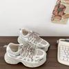 Daddy Shoes Women's Spring New Thick-soled Height Increase Versatile Small Casual Sports Shoes Casual Shoes