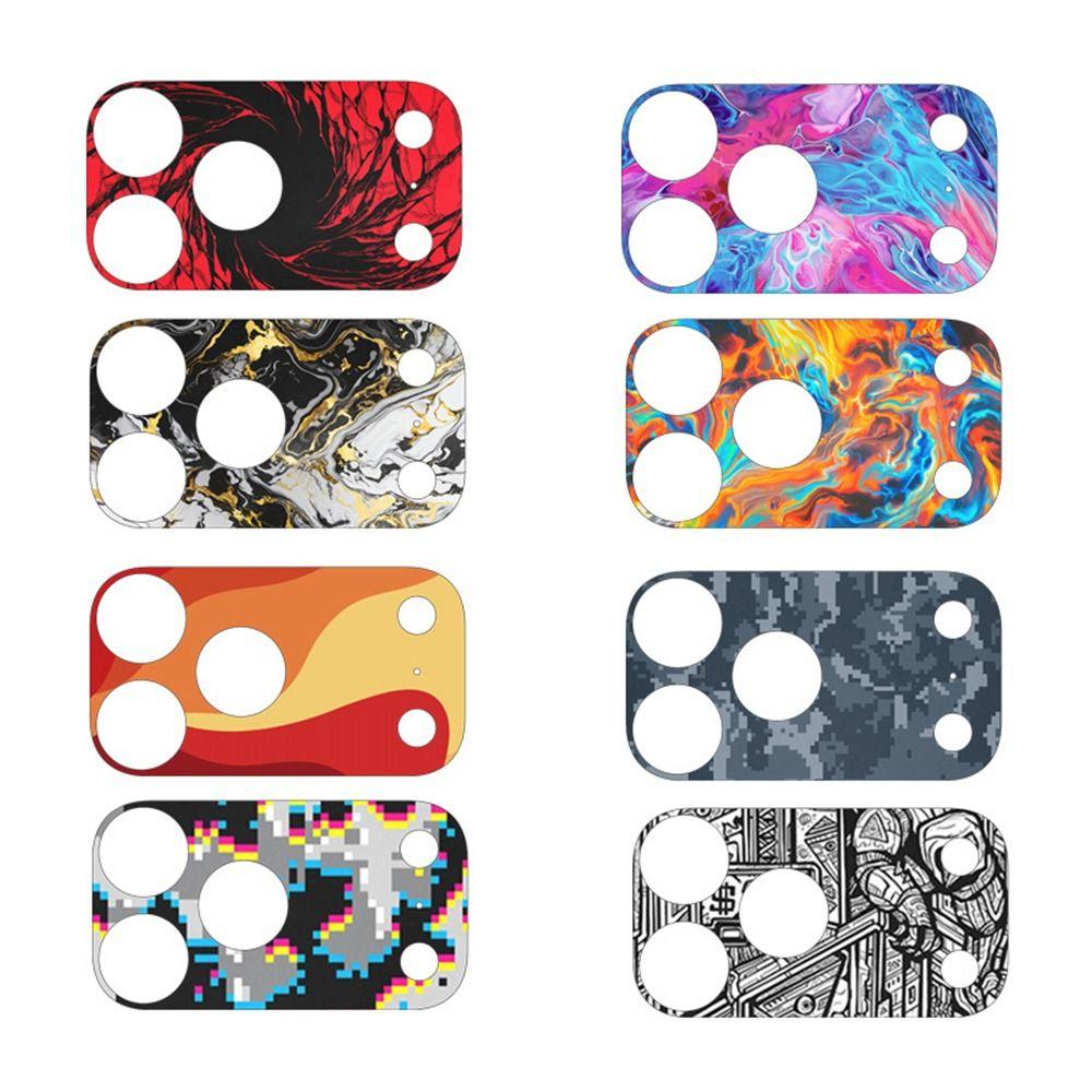 2 шт. Повний чохол Кольорова наклейка-скін для об'єктива для мобільного телефону iP 17 Pro Max 17Pro