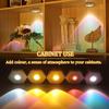 Creative White Hexagonal Cat Eye Sunset Red Projection Lamp – LED Touch Decorative Wall Light