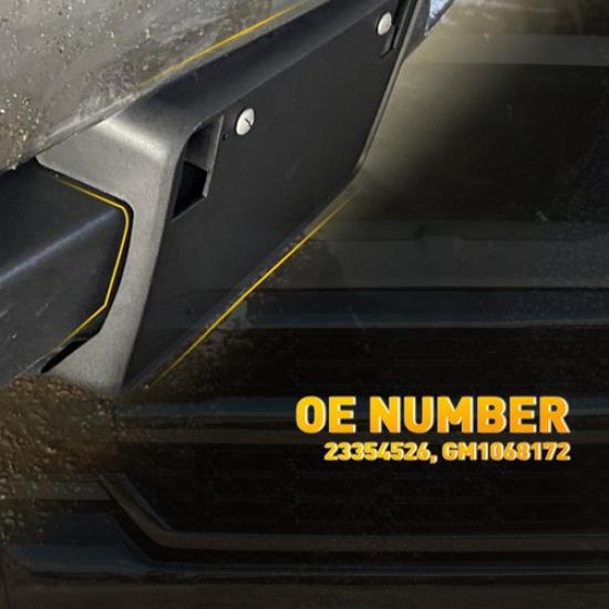 For 2016- Chevrolet Silverado Plate Bracket License Tag Holder Plastic Front