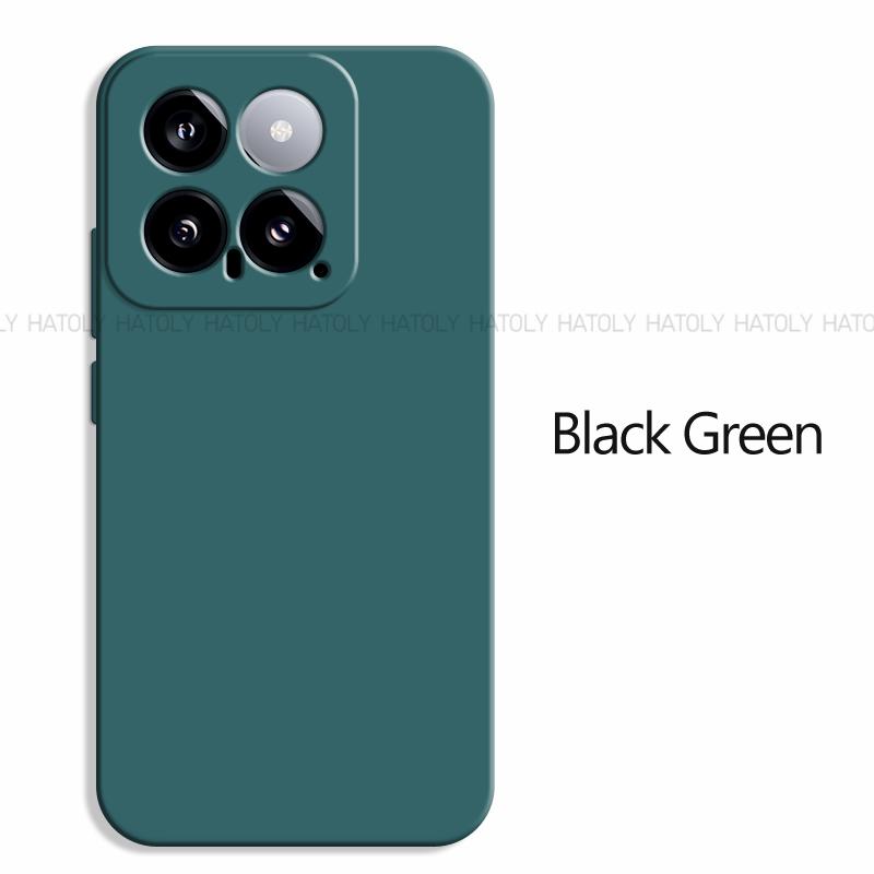 For Xiaomi 14 5G Case Cover Luxury Original TPU Shockproof Liquid Silicone Protective Phone Back Cover For Xiaomi 14 13 12 Pro