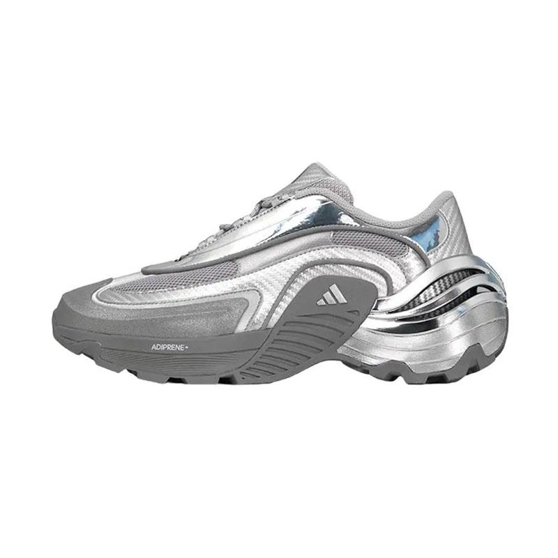 

Adidas Wonder Runner Low Top Running Shoes Unisex Gray Silver Sneakers JR9635 38⅔ серебряный