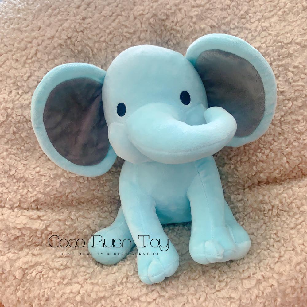 Elephant Plush Toys Kawaii Baby Toy Stuffed Animal Doll For Kids White Elephant Toys Cartoon For Girls Cute Toys For Wedding