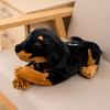 46cm Simulation Dog Plush Toy Tissue Bag Stuffed Paper Box Real-life Dog Puppy Tissue Storage Bag Creative Gift Home Decoration