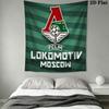 Lokomotiv Moscow Glory Wall Hanging Printed Fabric Blanket Decorative Tapestries for Bedroom Living Room Home Decor