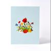 Butterfly Flower 3D Greeting Card Standing Design For Birthday Wedding Anniversary With Envelope