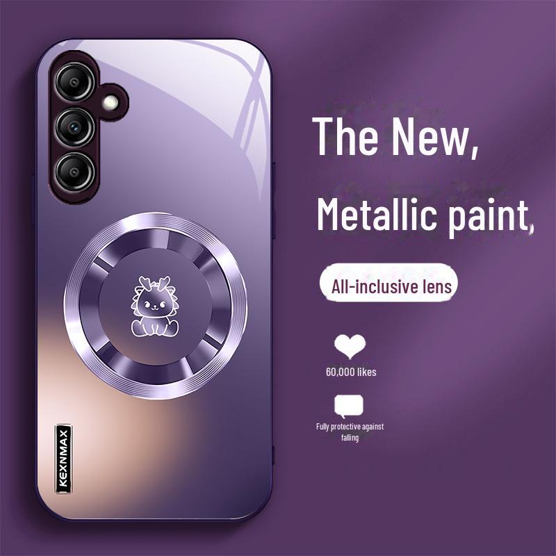 

Совместимый чехол для Samsung A73: Новый A72 Gradient Dragon, защитное стекло для линз A71 Liquid Glass, защита A70 от падений и грязи. Samsung A14