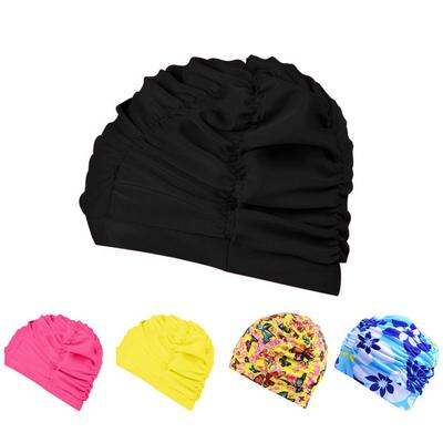 Erwachsene Sport Schwimmen Flexible Ohr Lange Haar Schutz Elastizität Schwimmen Hut