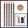 Genuine 1818 Waterproof Wooden Eyebrow Pencil - Non-Smudge, Hard Core, Makeup Artist Special.