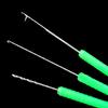 3Pc Baits Drill Needle Baiting Rig Needle Baits Boilie Drill Stringer Hook Needle Fishing Splicing Needle for Baits Hole