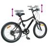 Kids  Bicycle 20 Inch 6 Speed for Ages 6 11 Black