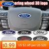 Car Sticker 2026 Ford New 2025 Hot 5.8cm Car Steering Wheel Center Badge Logo Sticker Steering Wheel Logo Sticker For Ford Focus