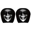 Halloween Ghostly Design Car Headrest Covers Soft Fabric Protectors For Car Interior Accessories Machine Washable 1 Pair