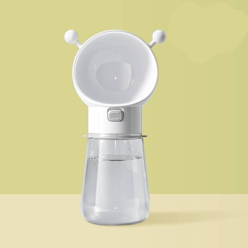 Portable Pet Drink Water Bottle With Pvc And Silicone Design For Walking And Travel