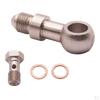 Oil Feed Banjo Fitting 10 4AN, Aluminium Alloy,