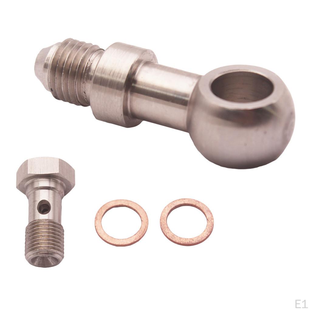 Oil Feed Banjo Fitting 10 4AN, Aluminium Alloy,