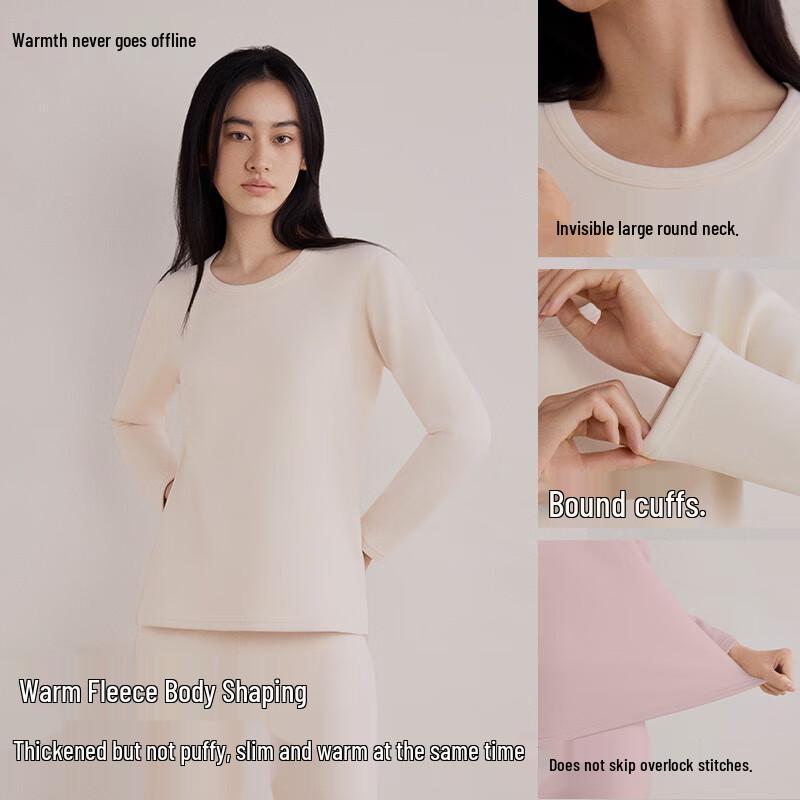 HLA Women's Koala Fleece 360g Thermal Underwear Set